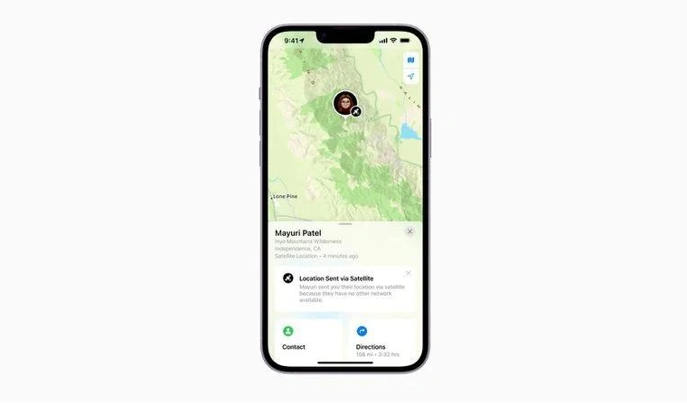 昭觉苹果14维修分享iPhone14系列中 FindMy功能通过卫星分享位置方法教程 